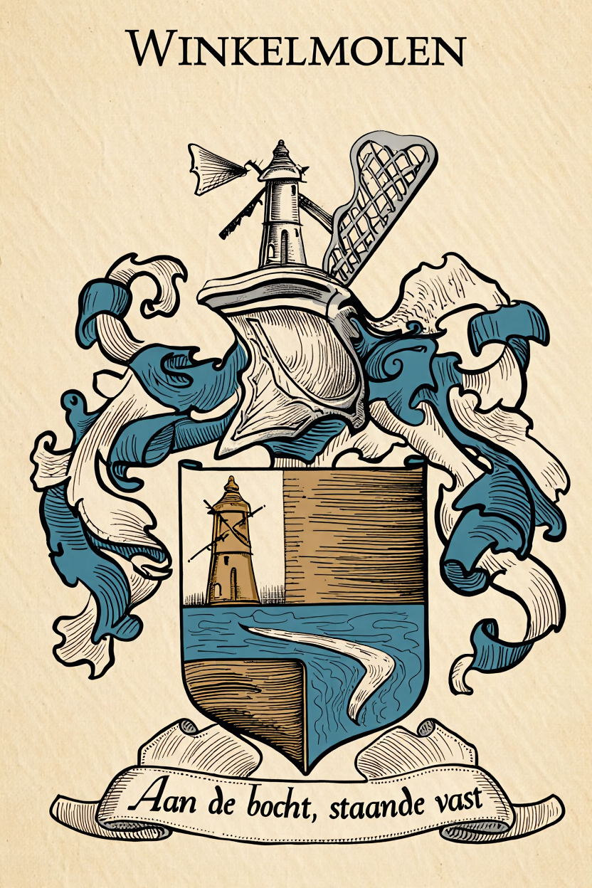 Familiewapen van de achternaam WINKELMOLEN