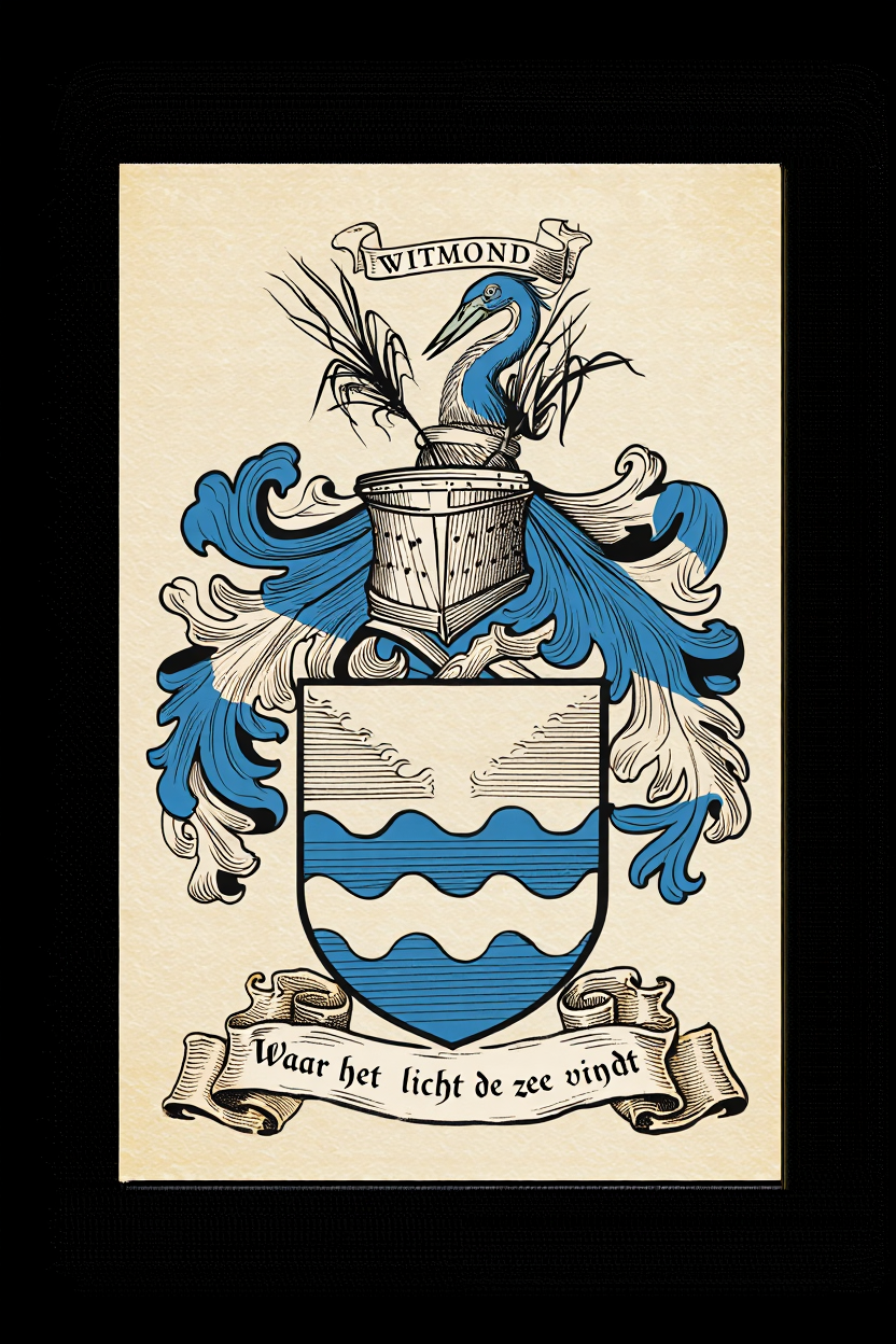 Familiewapen van de achternaam WITMOND (vergrendeld)