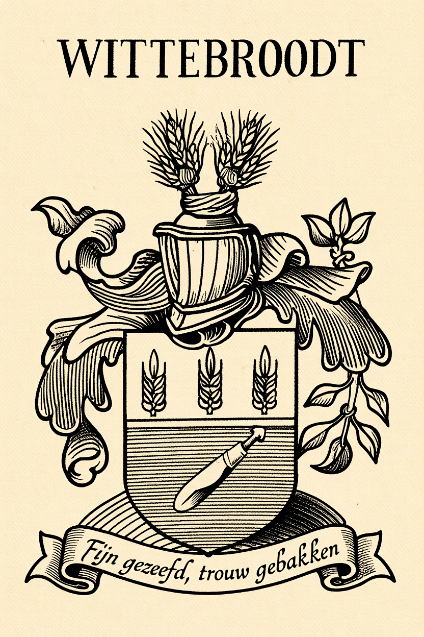 Familiewapen van de achternaam WITTEBROODT