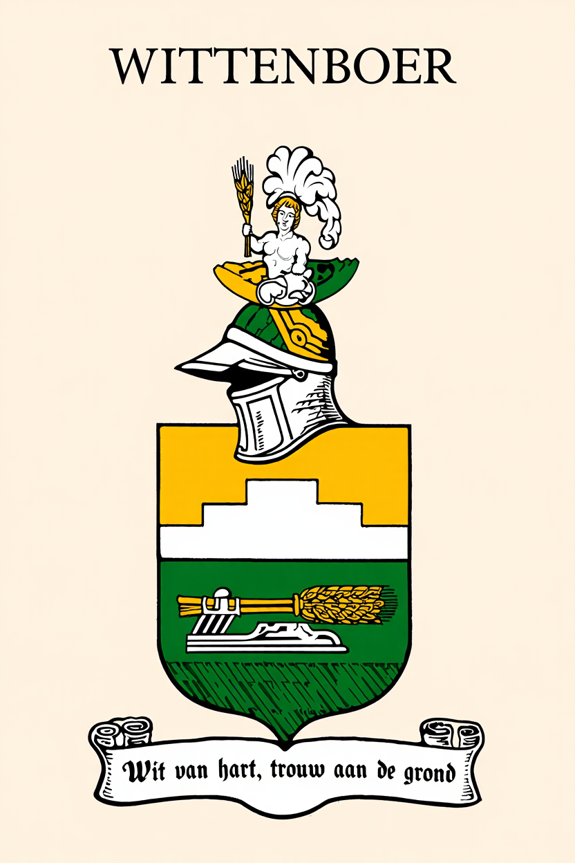 Familiewapen van de achternaam WITTENBOER