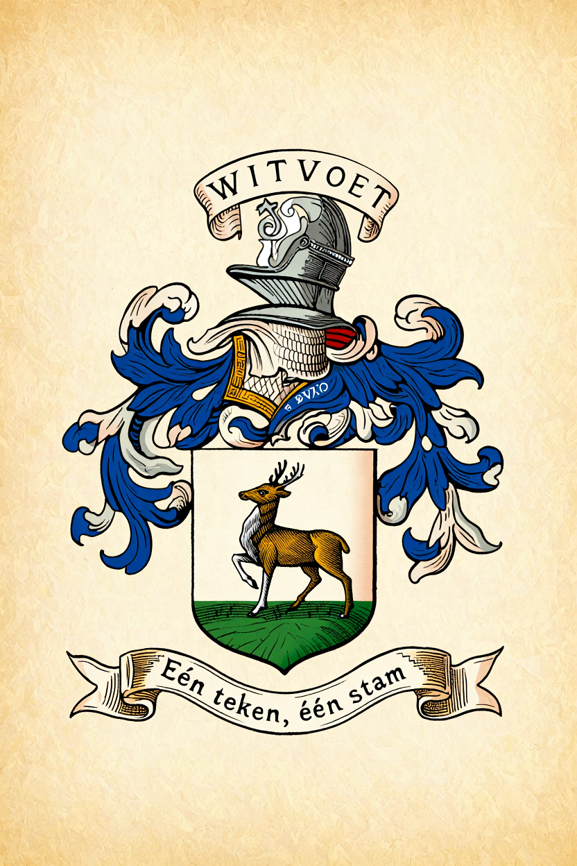 Familiewapen van de achternaam WITVOET