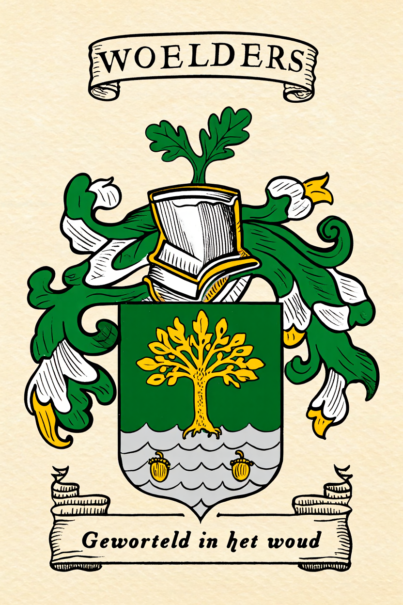 Familiewapen van de achternaam WOELDERS