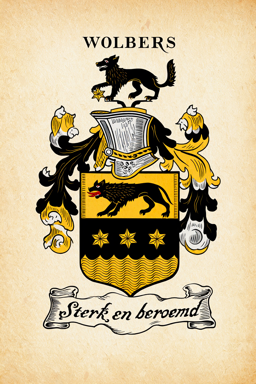 Familiewapen van de achternaam WOLBERS