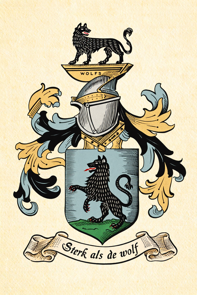 Familiewapen van de achternaam WOLFS