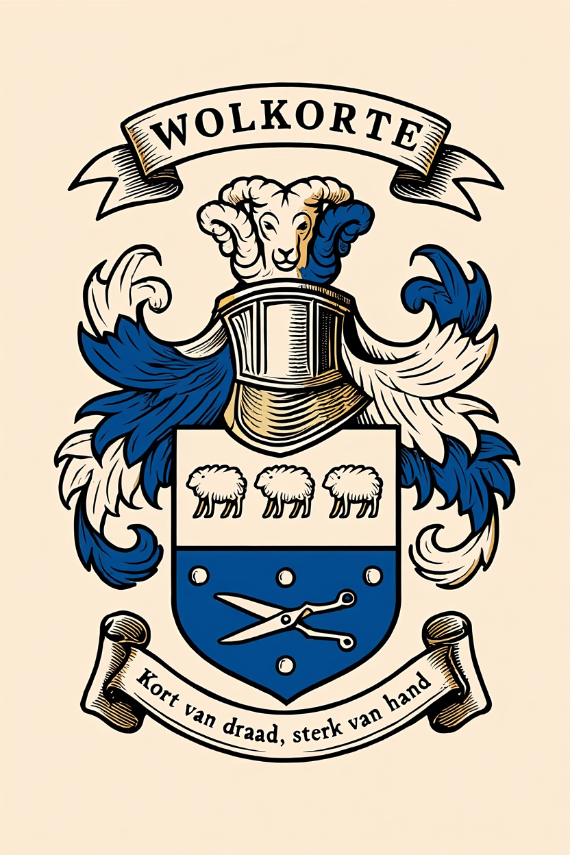Familiewapen van de achternaam WOLKORTE