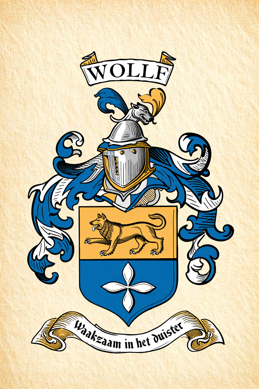 Familiewapen van de achternaam WOLLF