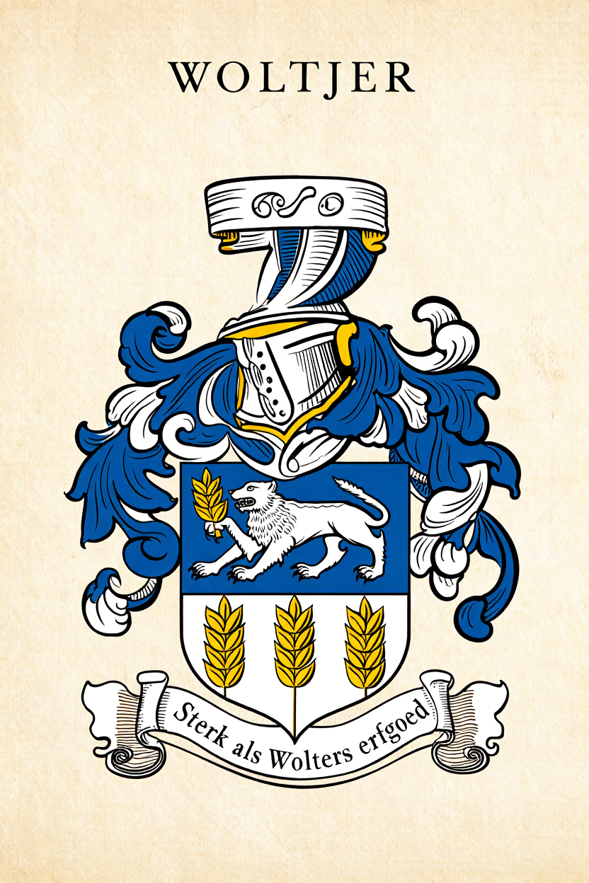 Familiewapen van de achternaam WOLTJER