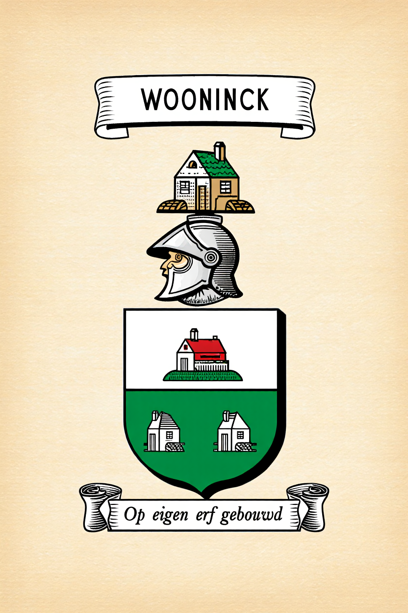 Familiewapen van de achternaam WOONINCK