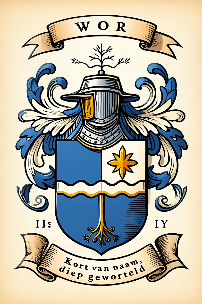 Familiewapen van de achternaam WOR