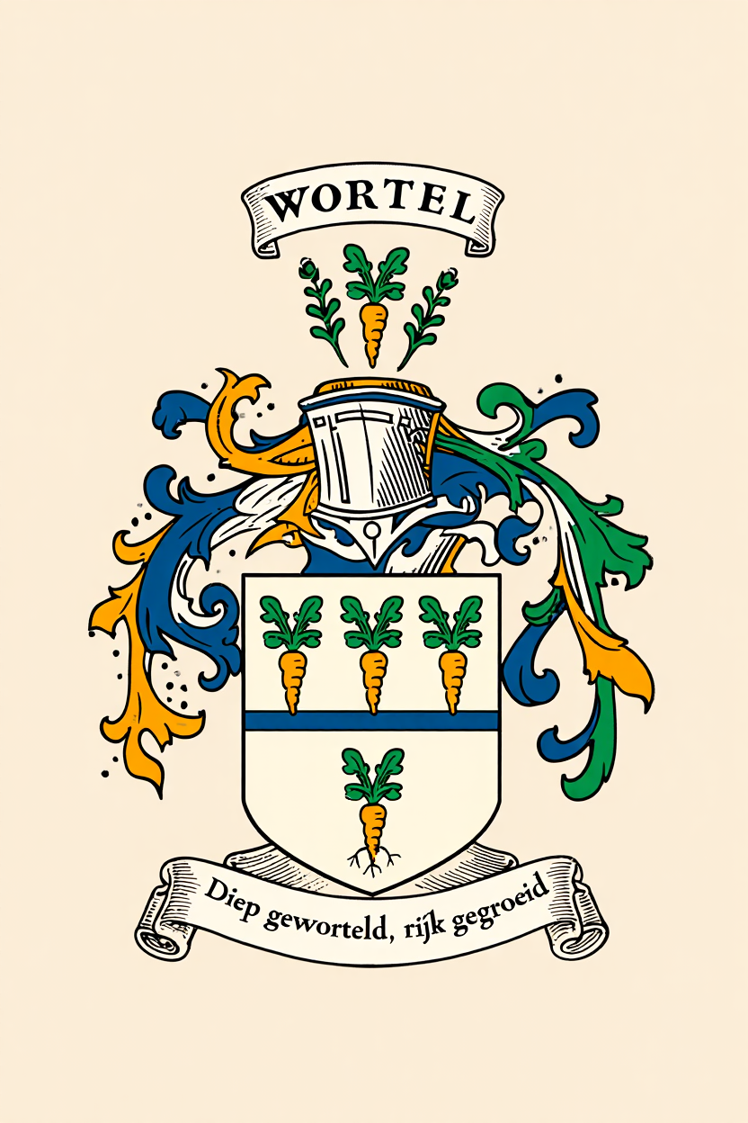 Familiewapen van de achternaam WORTEL