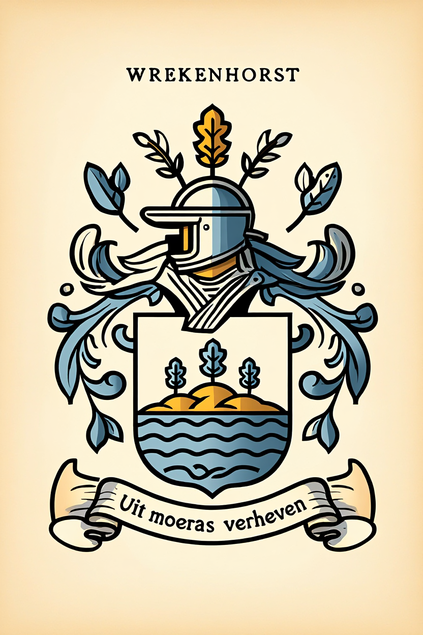 Familiewapen van de achternaam WREKENHORST (vergrendeld)