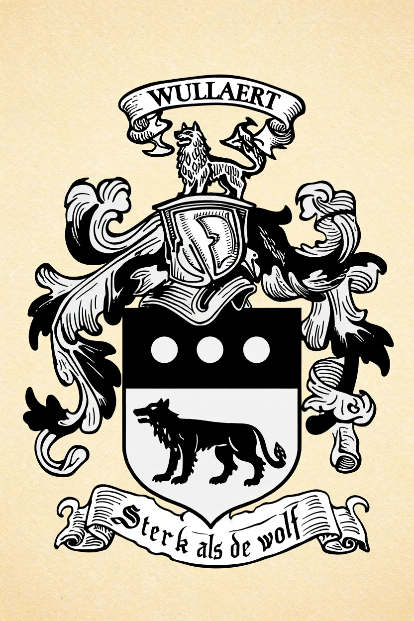 Familiewapen van de achternaam WULLAERT