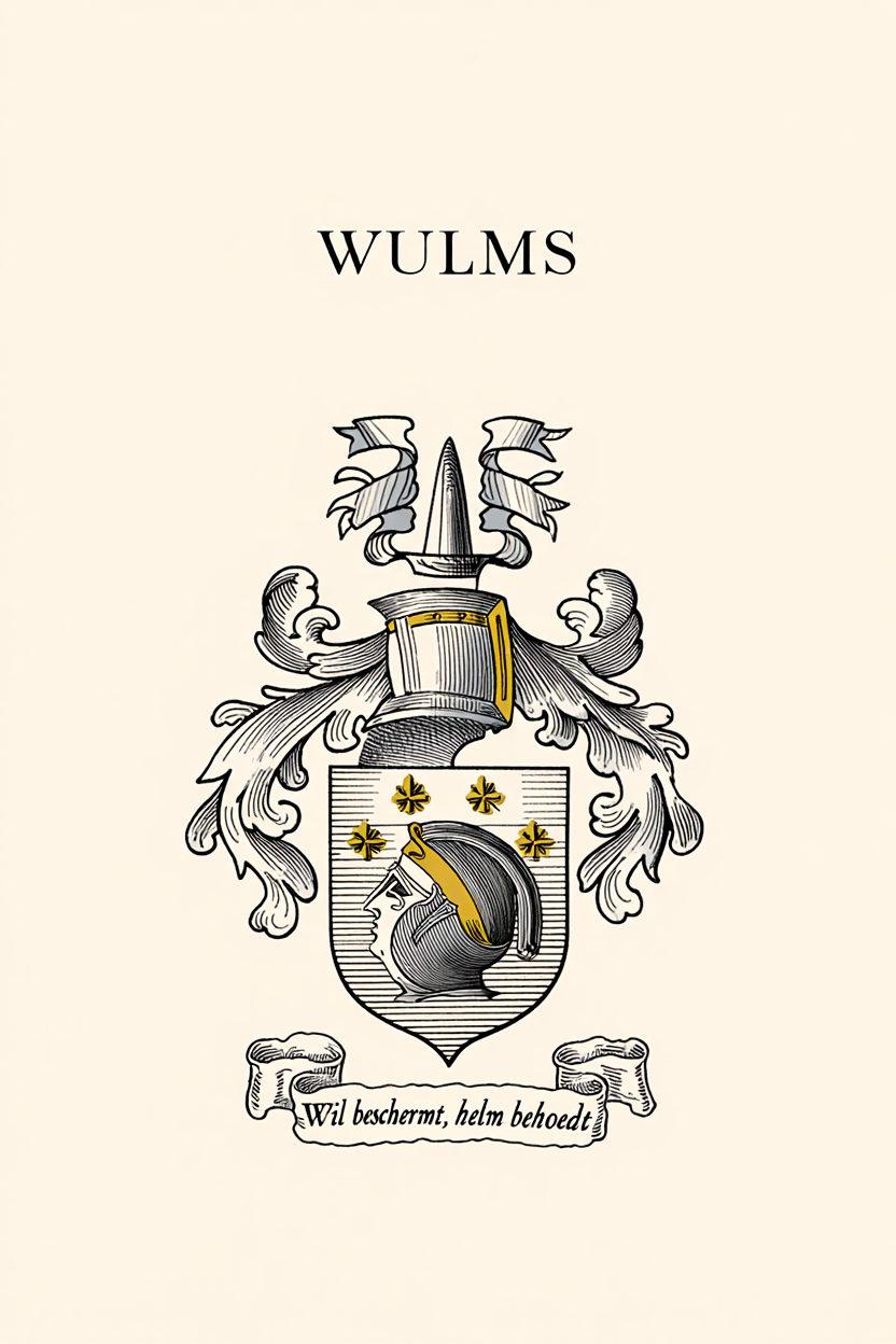 Familiewapen van de achternaam WULMS