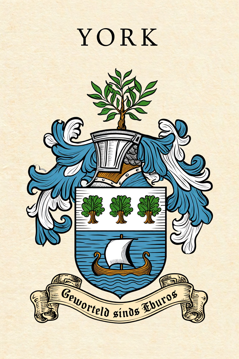 Familiewapen van de achternaam YORK