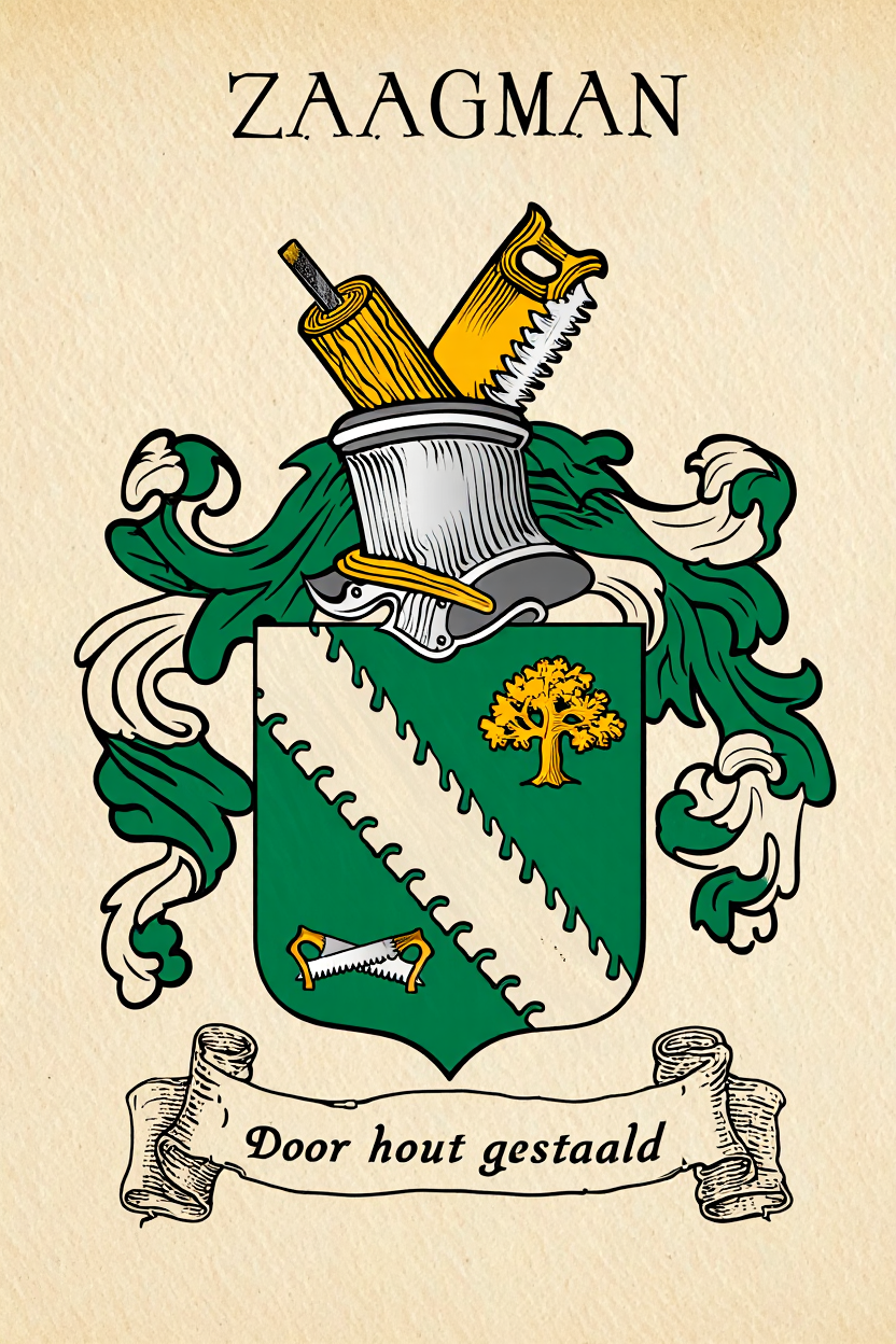Familiewapen van de achternaam ZAAGMAN