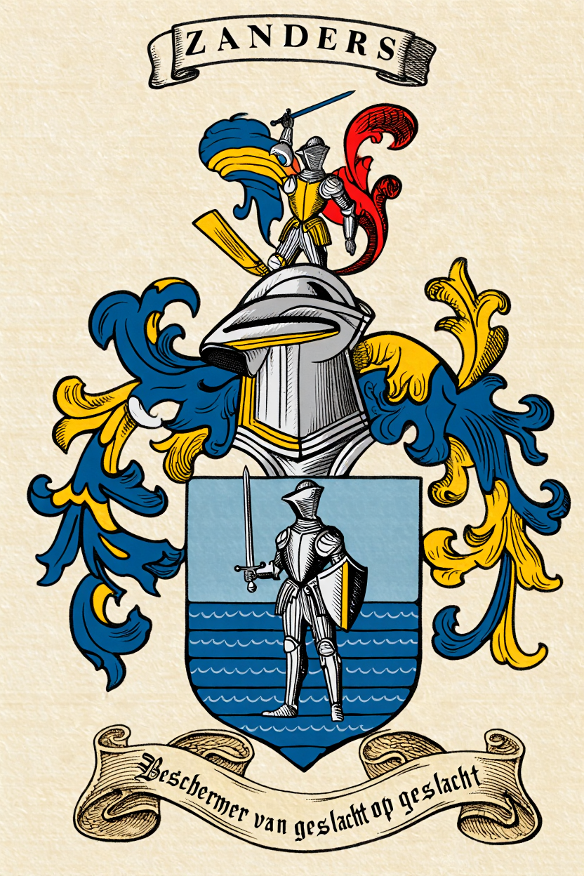 Familiewapen van de achternaam ZANDERS