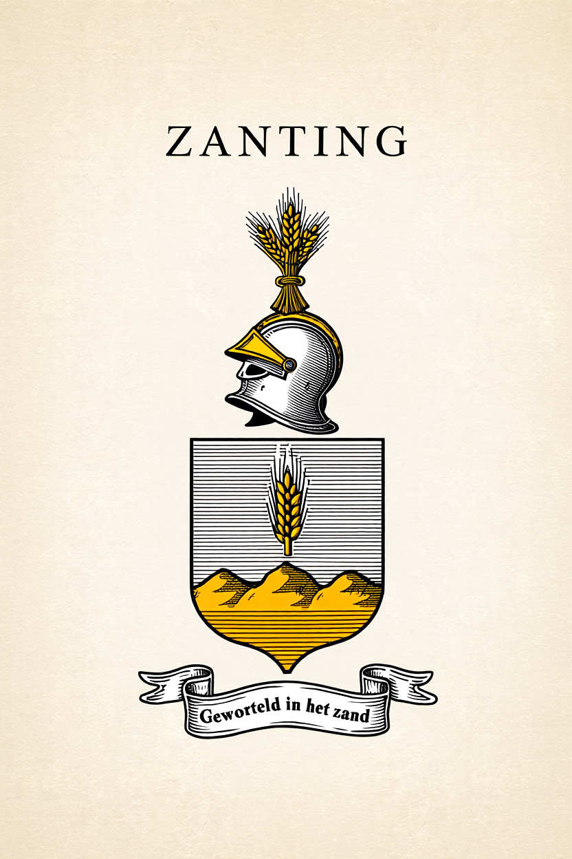 Familiewapen van de achternaam ZANTING