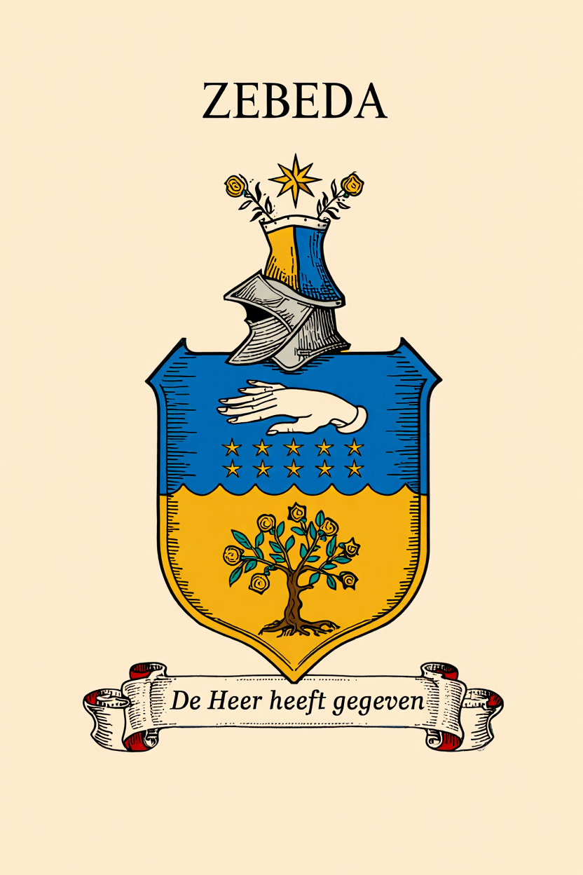 Familiewapen van de achternaam ZEBEDA