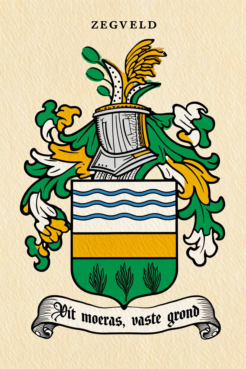 Familiewapen van de achternaam ZEGVELD