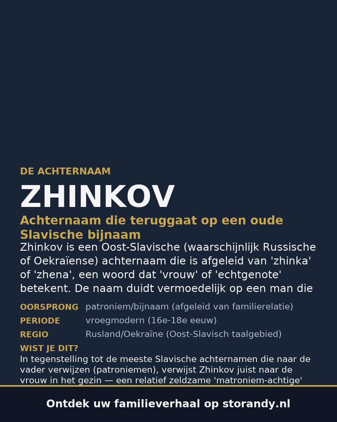 Familiewapen van de achternaam ZHINKOV (vergrendeld)