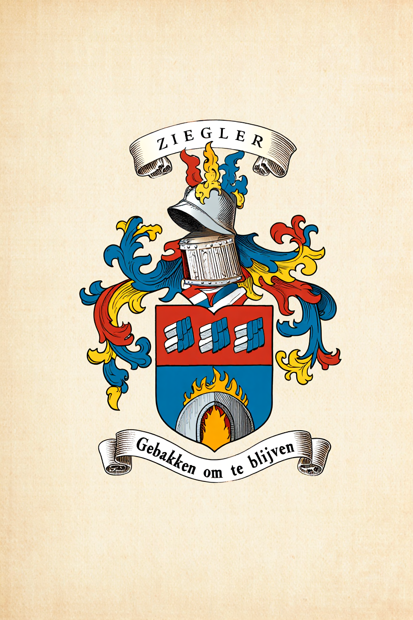 Familiewapen van de achternaam ZIEGLER (vergrendeld)