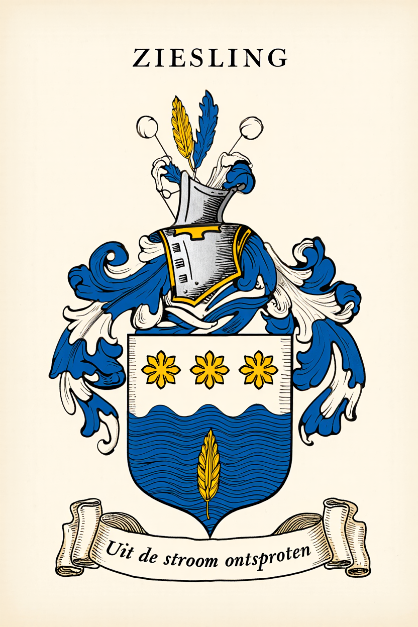 Familiewapen van de achternaam ZIESLING