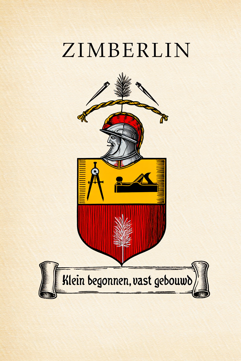 Familiewapen van de achternaam ZIMBERLIN