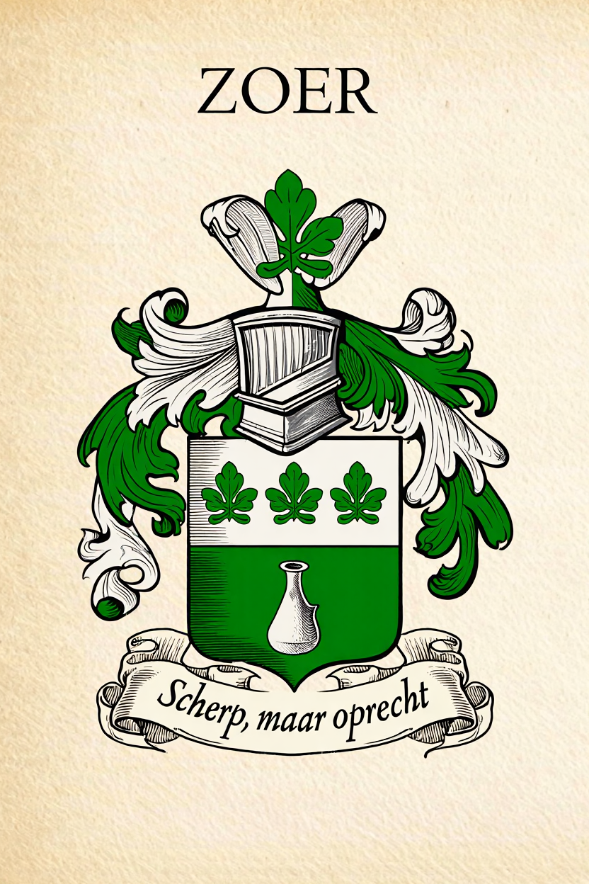 Familiewapen van de achternaam ZOER