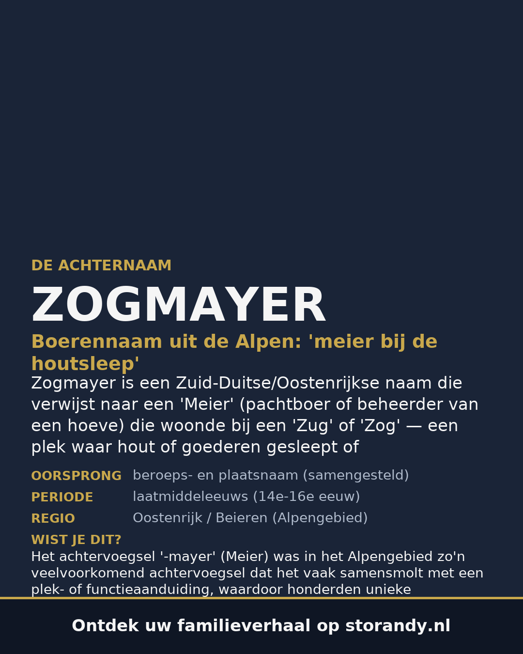 Familiewapen van de achternaam ZOGMAYER