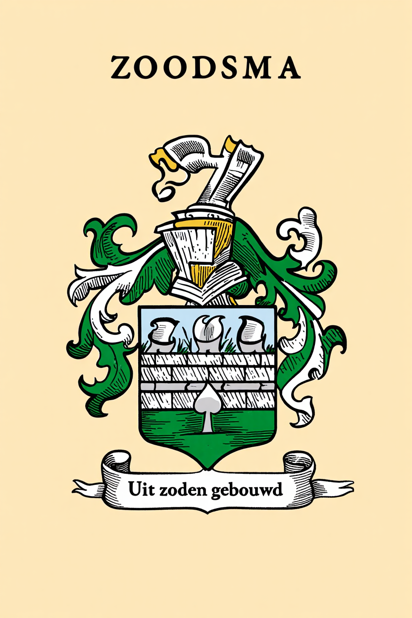 Familiewapen van de achternaam ZOODSMA