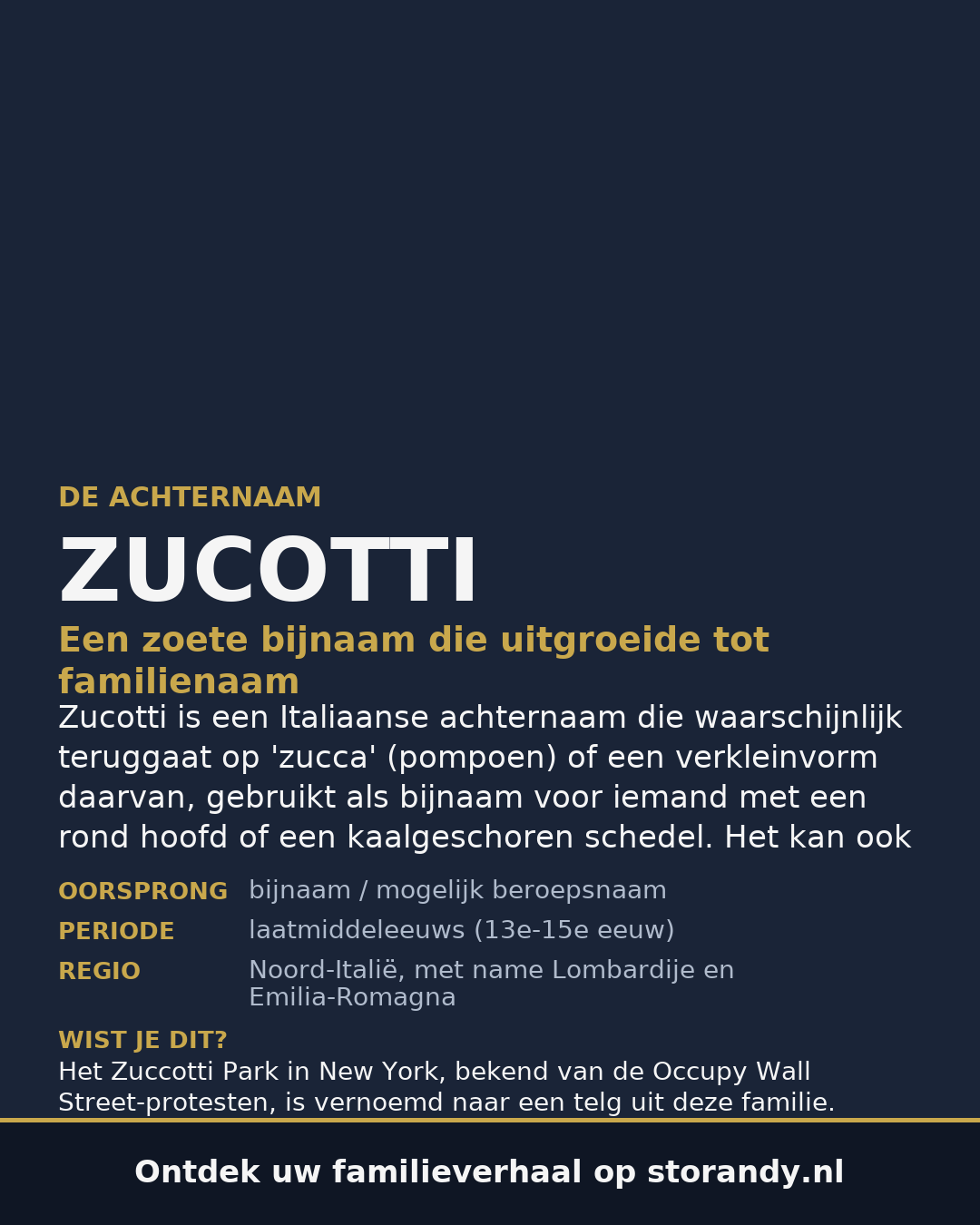 Familiewapen van de achternaam ZUCOTTI