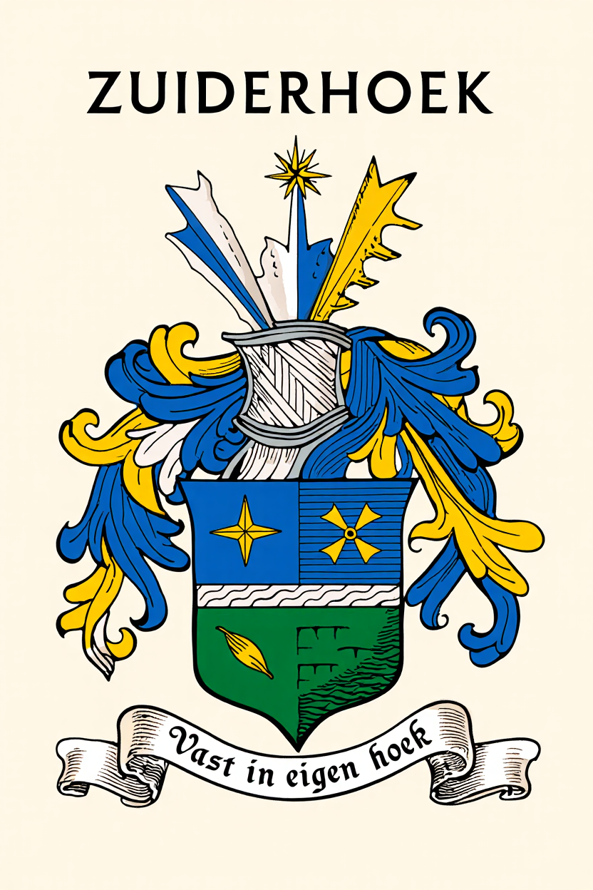 Familiewapen van de achternaam ZUIDERHOEK