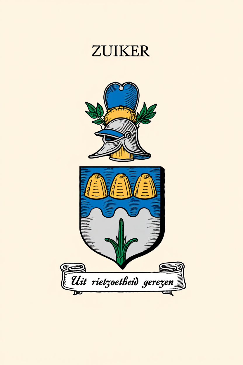 Familiewapen van de achternaam ZUIKER