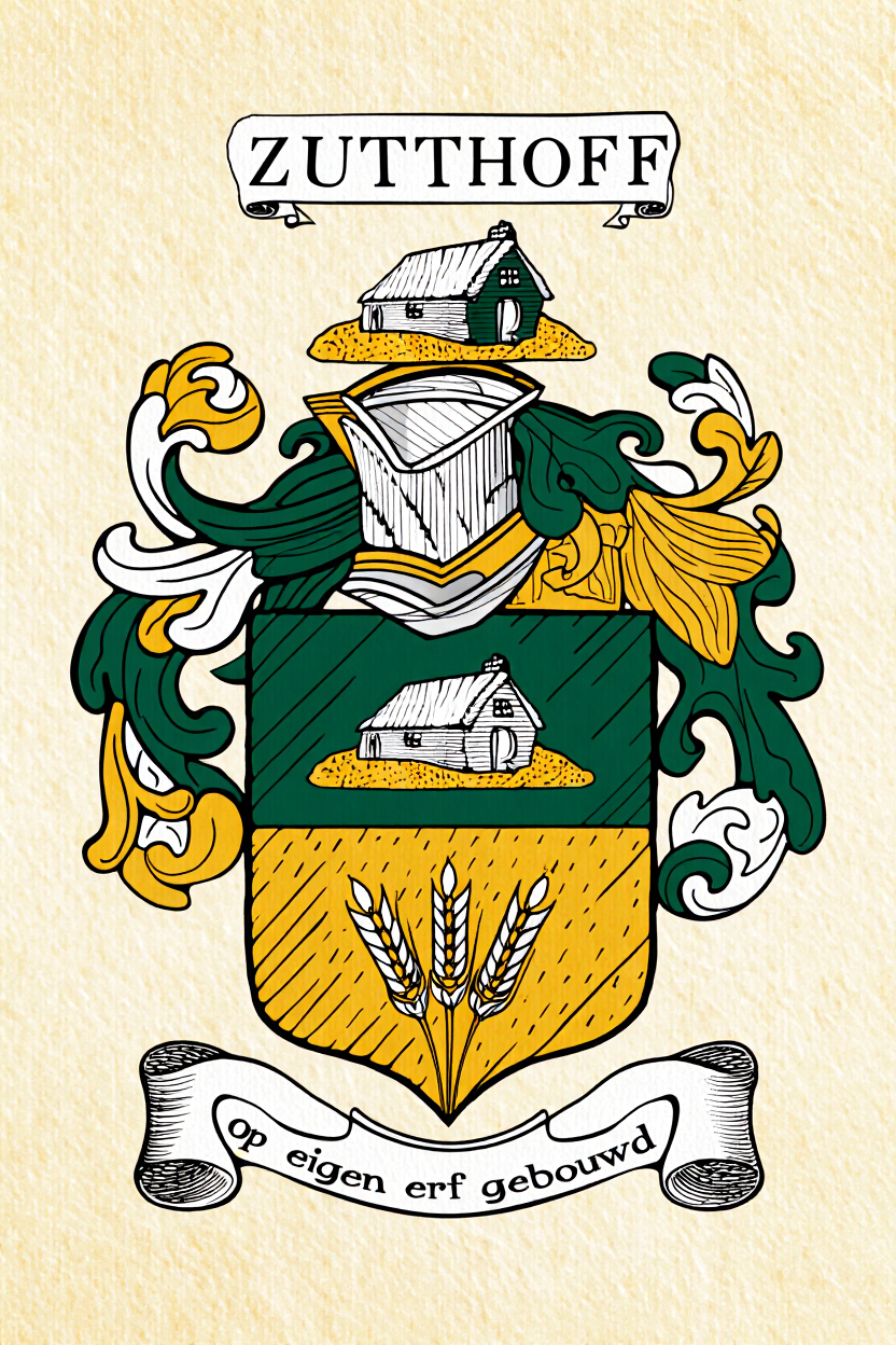 Familiewapen van de achternaam ZUTTHOFF