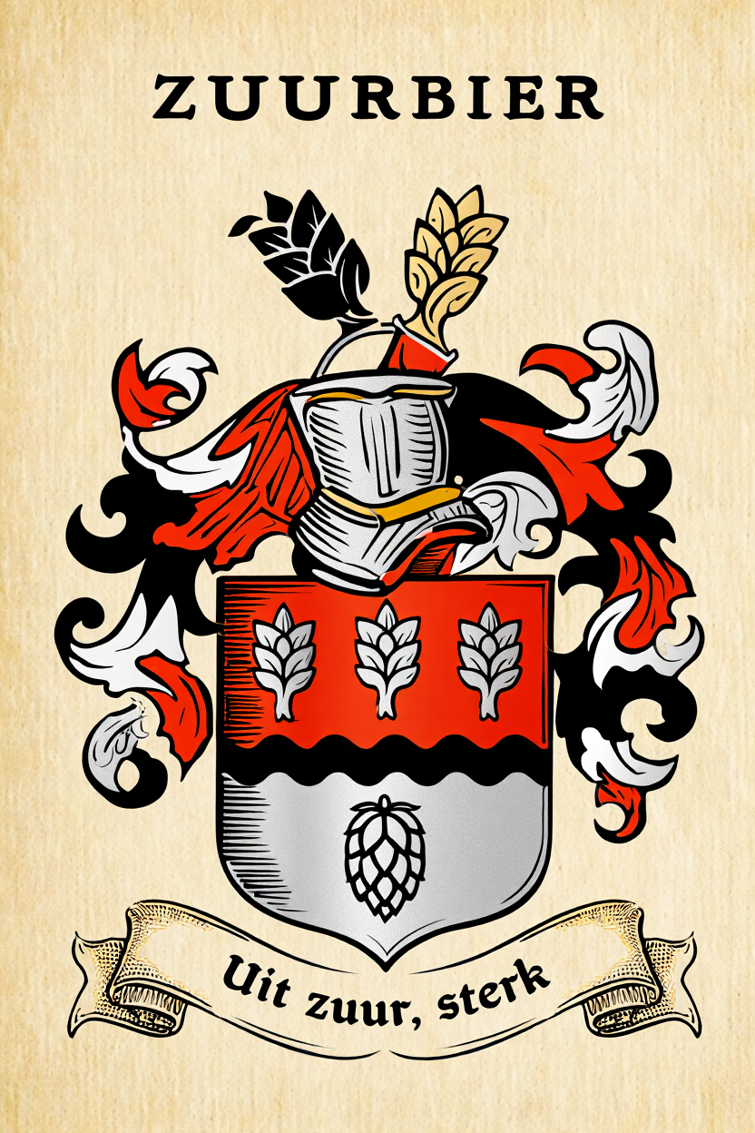 Familiewapen van de achternaam ZUURBIER