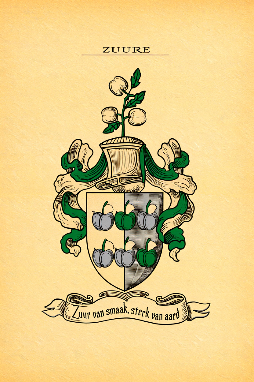 Familiewapen van de achternaam ZUURE (vergrendeld)