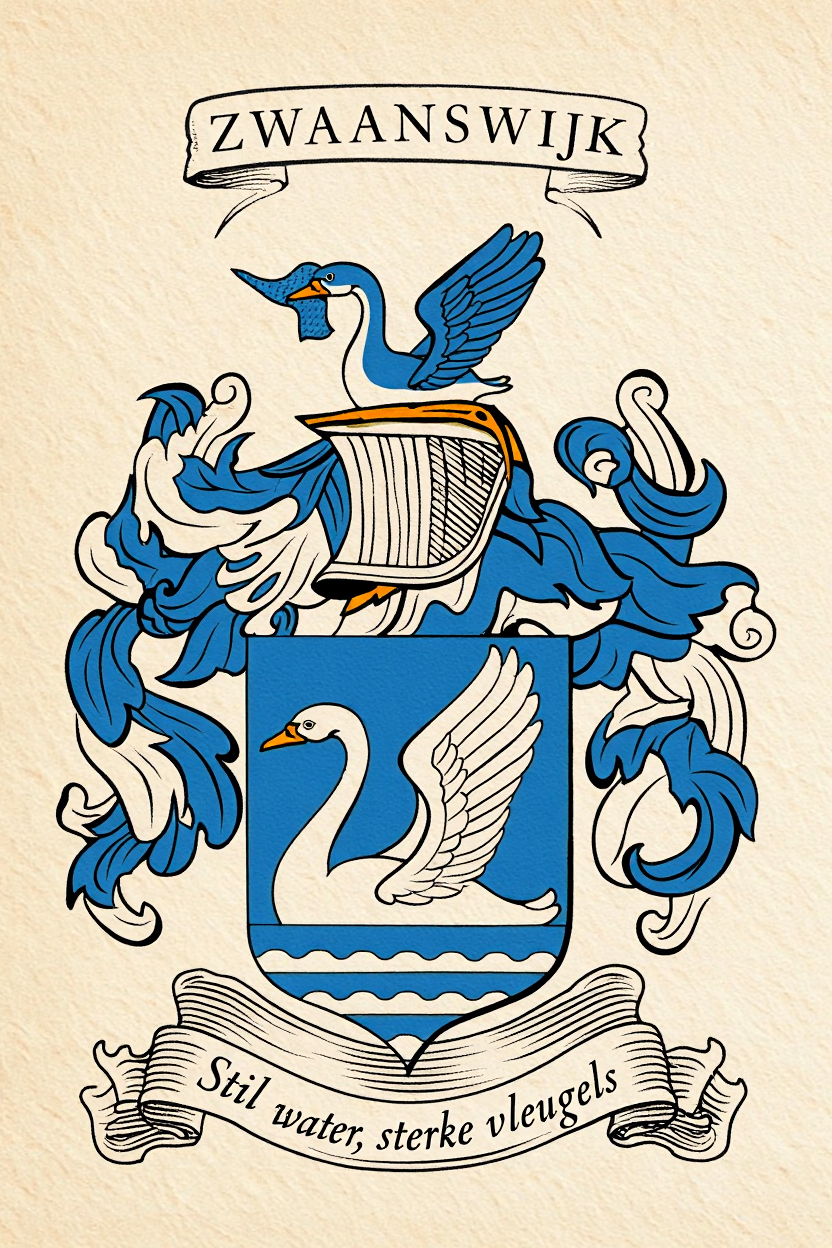 Familiewapen van de achternaam ZWAANSWIJK