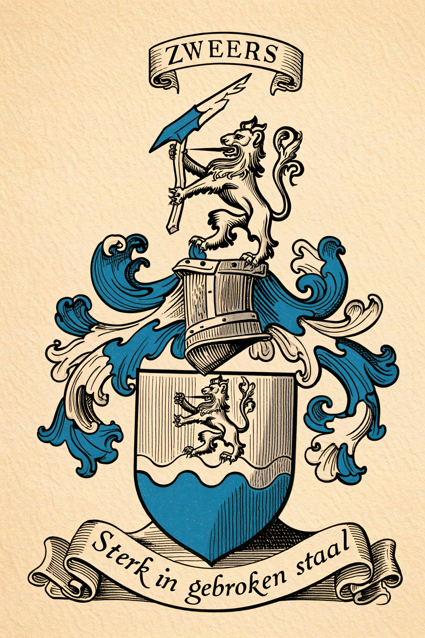 Familiewapen van de achternaam ZWEERS