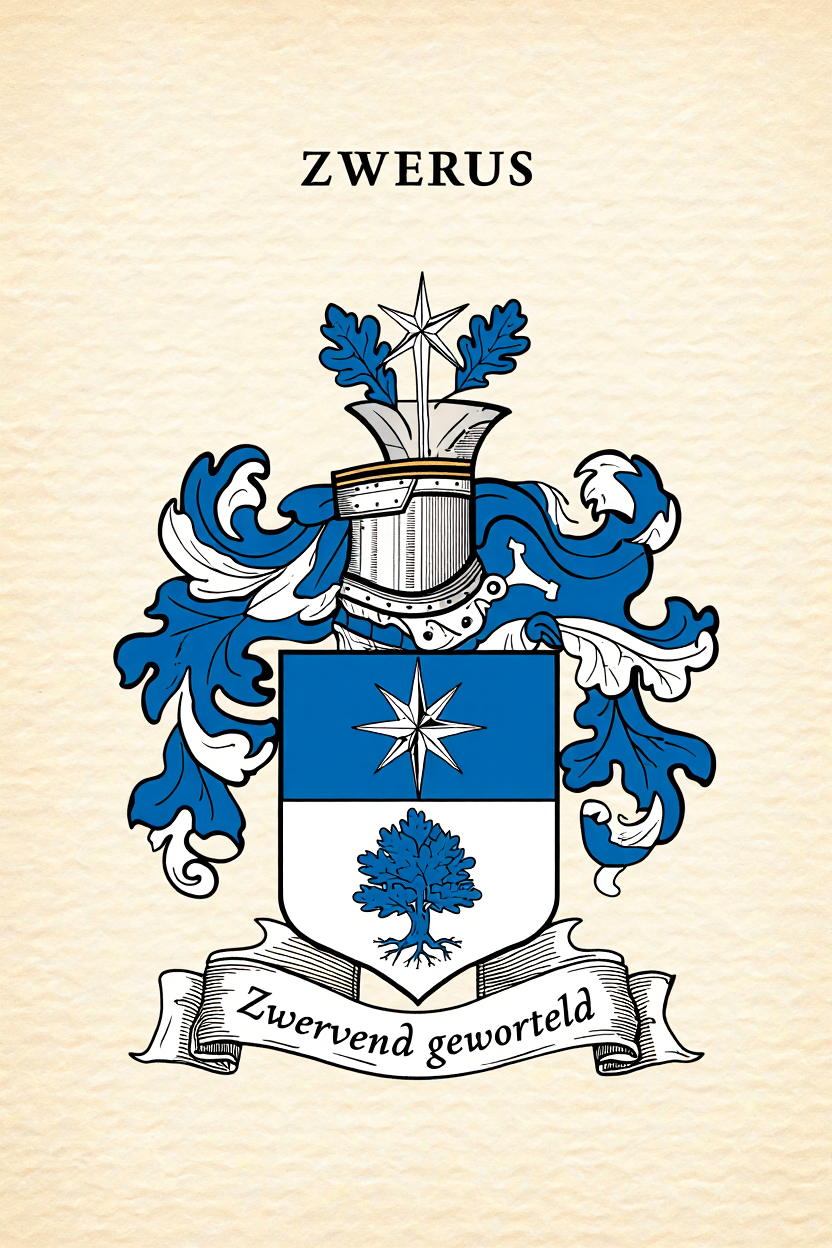 Familiewapen van de achternaam ZWERUS
