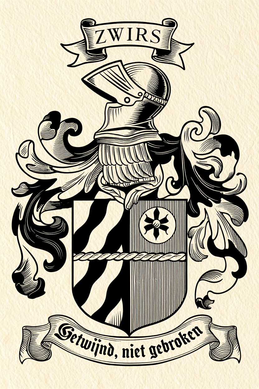 Familiewapen van de achternaam ZWIRS (vergrendeld)